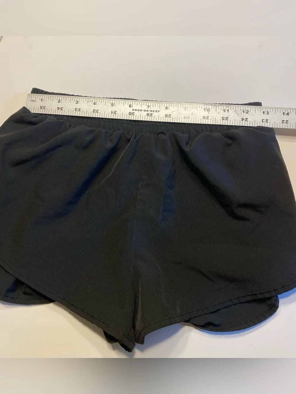 Women’s Shein Aqua and Black Layered Active Shorts - Picture 9 of 9
